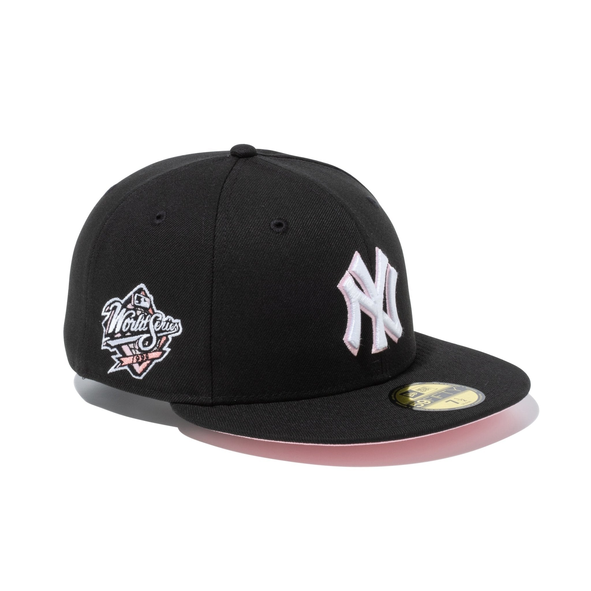 59FIFTY MLB Pink Pack ニューヨーク・ヤンキース ブラック ピンクアンダーバイザー