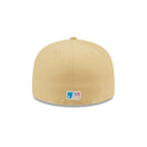 59FIFTY MLB Seam Stitch ニューヨーク・ヤンキース クロームホワイト / ベージュ グレーアンダーバイザー - 13717562-700 | NEW ERA ニューエラ公式オンラインストア