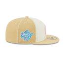 59FIFTY MLB Seam Stitch ニューヨーク・ヤンキース クロームホワイト / ベージュ グレーアンダーバイザー - 13717562-700 | NEW ERA ニューエラ公式オンラインストア