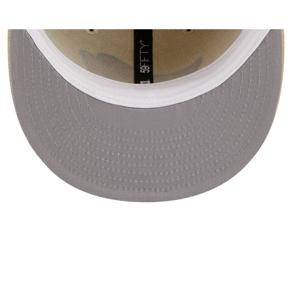59FIFTY MLB Seam Stitch ロサンゼルス・エンゼルス クーパーズタウン クロームホワイト / ベージュ グレーアンダーバイザー - 13717565-700 | NEW ERA ニューエラ公式オンラインストア