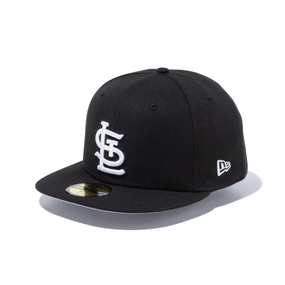 59FIFTY MLB Side Patch Collection セントルイス・カージナルス ワールドシリーズパッチ ブラック グレーアンダーバイザー - 13334168-700 | NEW ERA ニューエラ公式オンラインストア