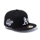 59FIFTY MLB Side Patch Collection オークランド・アスレチックス ワールドシリーズパッチ ブラック グレーアンダーバイザー - 13334169-700 | NEW ERA ニューエラ公式オンラインストア