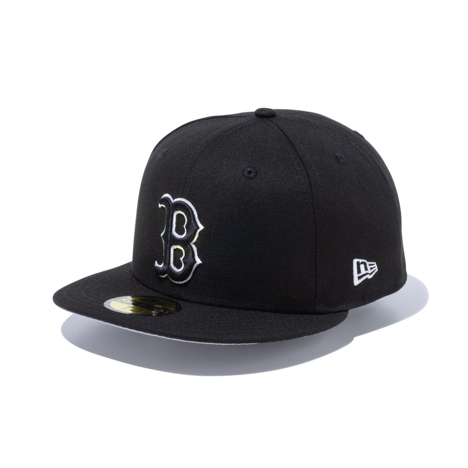 59FIFTY MLB Side Patch Collection ボストン・レッドソックス ワールドシリーズパッチ ブラック グレーアンダーバイザー - 13334173-700 | NEW ERA ニューエラ公式オンラインストア