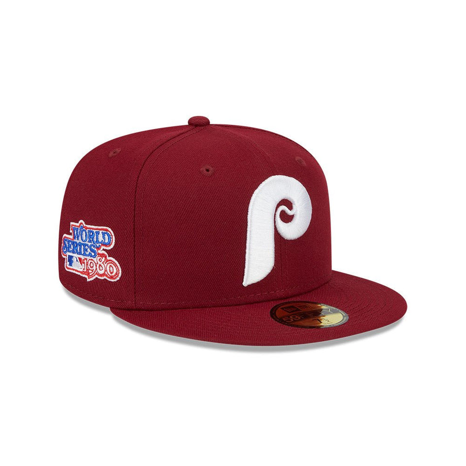 59FIFTY MLB Side Patch Collection フィラデルフィア・フィリーズ グレーアンダーバイザー - 13534722-700 | NEW ERA ニューエラ公式オンラインストア