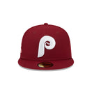 59FIFTY MLB Side Patch Collection フィラデルフィア・フィリーズ グレーアンダーバイザー - 13534722-700 | NEW ERA ニューエラ公式オンラインストア