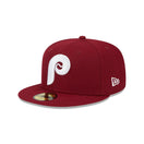 59FIFTY MLB Side Patch Collection フィラデルフィア・フィリーズ グレーアンダーバイザー - 13534722-700 | NEW ERA ニューエラ公式オンラインストア