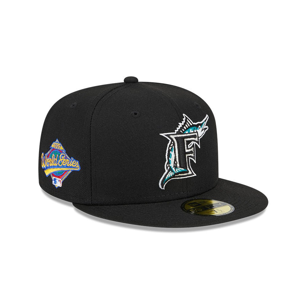 59FIFTY MLB Side Patch Collection フロリダ・マーリンズ グレー 