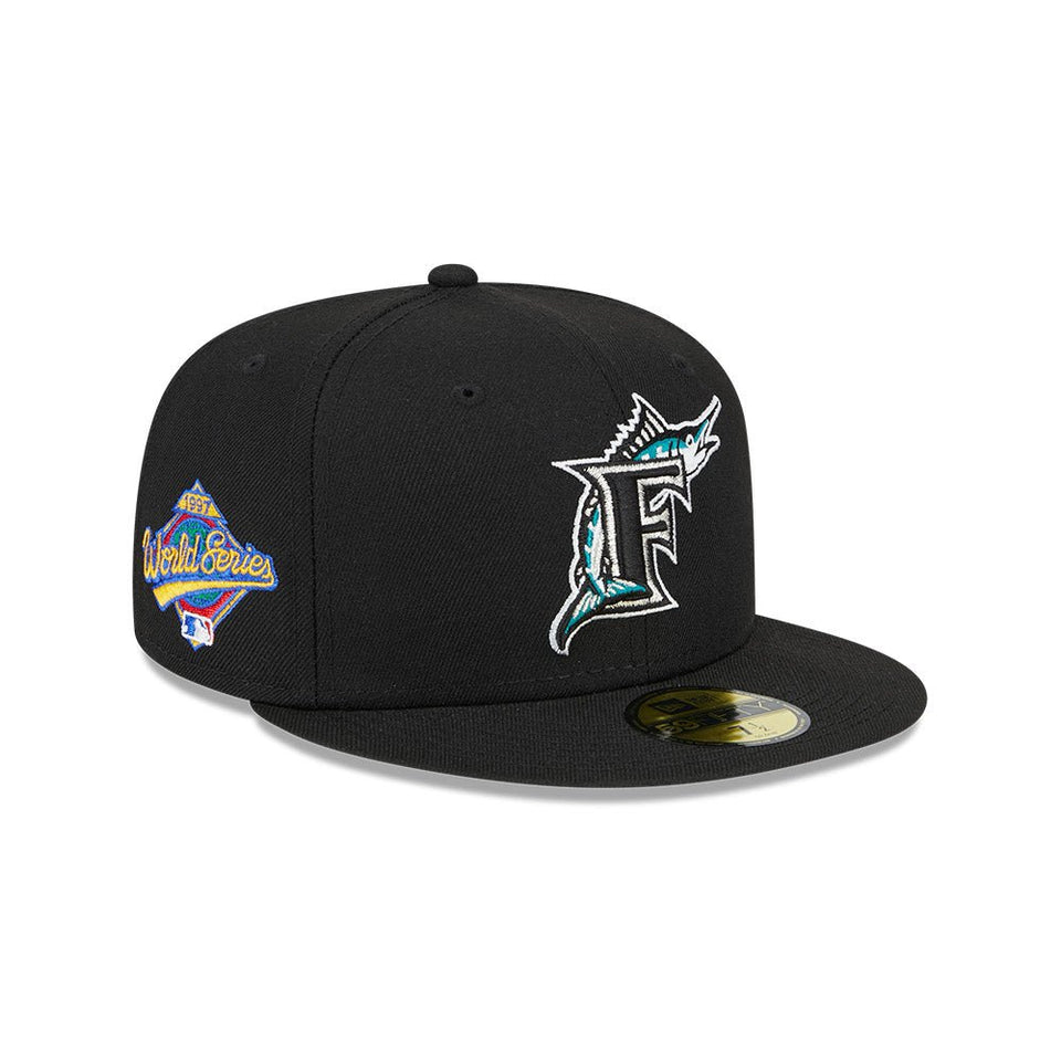 59FIFTY MLB Side Patch Collection フロリダ・マーリンズ グレーアンダーバイザー - 13534727-700 | NEW ERA ニューエラ公式オンラインストア