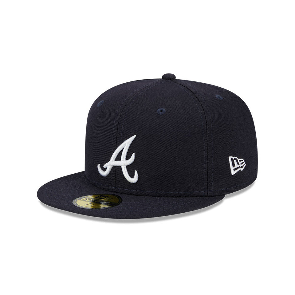 59FIFTY MLB Side Patch Collection アトランタ・ブレーブス グレーアンダーバイザー - 13534731-700 | NEW ERA ニューエラ公式オンラインストア