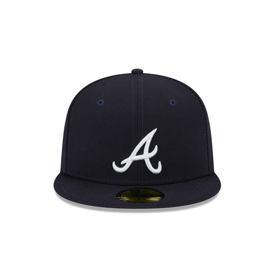 59FIFTY MLB Side Patch Collection アトランタ・ブレーブス グレーアンダーバイザー - 13534731-700 | NEW ERA ニューエラ公式オンラインストア