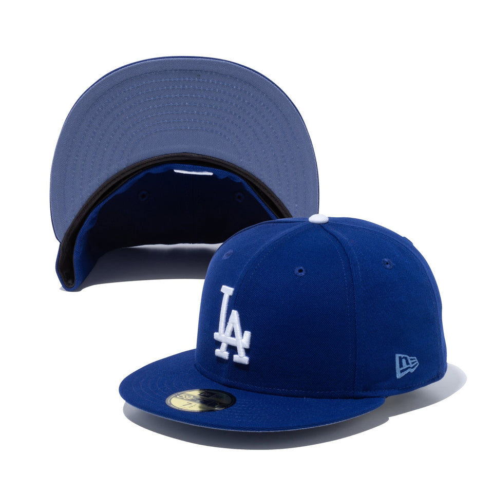 59FIFTY MLB Slate Blue Undervisor ロサンゼルス・ドジャース ダーク