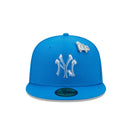 59FIFTY MLB Snow Day ニューヨーク・ヤンキース ブルー グレーアンダーバイザー - 13506394-700 | NEW ERA ニューエラ公式オンラインストア