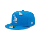 59FIFTY MLB Snow Day ロサンゼルス・ドジャース ブルー グレーアンダーバイザー - 13506396-700 | NEW ERA ニューエラ公式オンラインストア