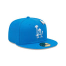 59FIFTY MLB Snow Day ロサンゼルス・ドジャース ブルー グレーアンダーバイザー - 13506396-700 | NEW ERA ニューエラ公式オンラインストア
