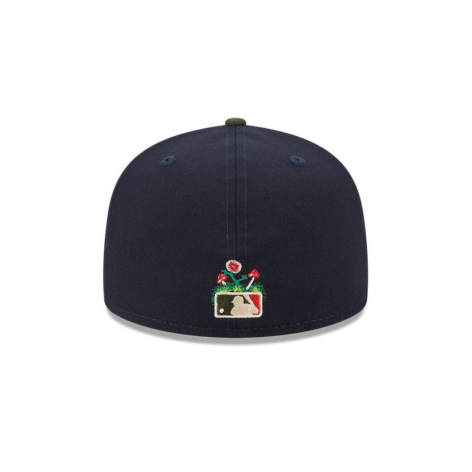 59FIFTY MLB Sprouted シカゴ・ホワイトソックス ネイビー モスグリーンバイザー - 13705002-700 | NEW ERA ニューエラ公式オンラインストア