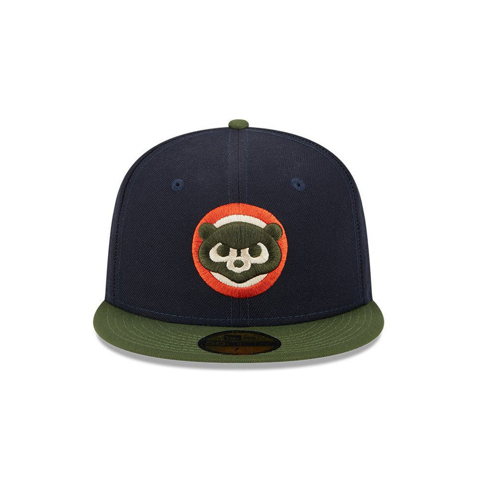 59FIFTY MLB Sprouted シカゴ・カブス クーパーズタウン ネイビー モスグリーンバイザー - 13705005-700 | NEW ERA ニューエラ公式オンラインストア