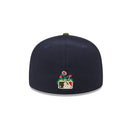 59FIFTY MLB Sprouted ニューヨーク・ヤンキース ネイビー モスグリーンバイザー - 13705006-700 | NEW ERA ニューエラ公式オンラインストア