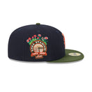 59FIFTY MLB Sprouted ニューヨーク・メッツ クーパーズタウン ネイビー モスグリーンバイザー - 13705007-700 | NEW ERA ニューエラ公式オンラインストア