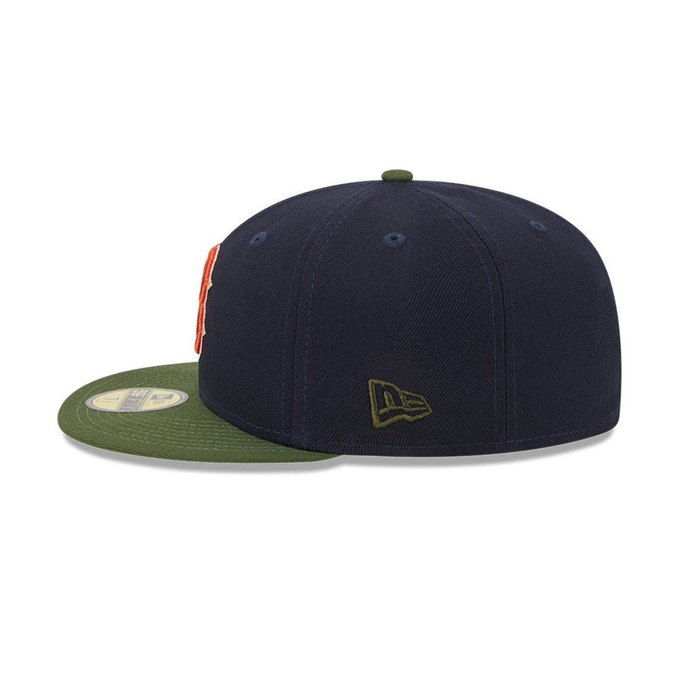 59FIFTY MLB Sprouted ボストン・レッドソックス ネイビー モスグリーンバイザー - 13705009-700 | NEW ERA ニューエラ公式オンラインストア