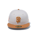 59FIFTY MLB Stone Color サンフランシスコ・ジャイアンツ ストーン ライトブロンズバイザー - 13516094-700 | NEW ERA ニューエラ公式オンラインストア