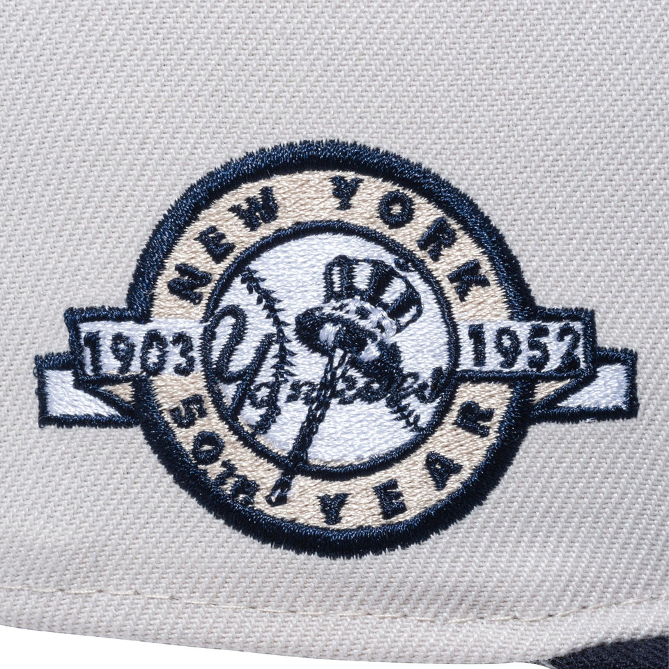 59FIFTY MLB Stone Color ニューヨーク・ヤンキース ストーン ネイビーバイザー - 13516105-700 | NEW ERA ニューエラ公式オンラインストア