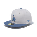 59FIFTY MLB Stone Color ロサンゼルス・ドジャース ストーン スレートバイザー - 13516133-700 | NEW ERA ニューエラ公式オンラインストア