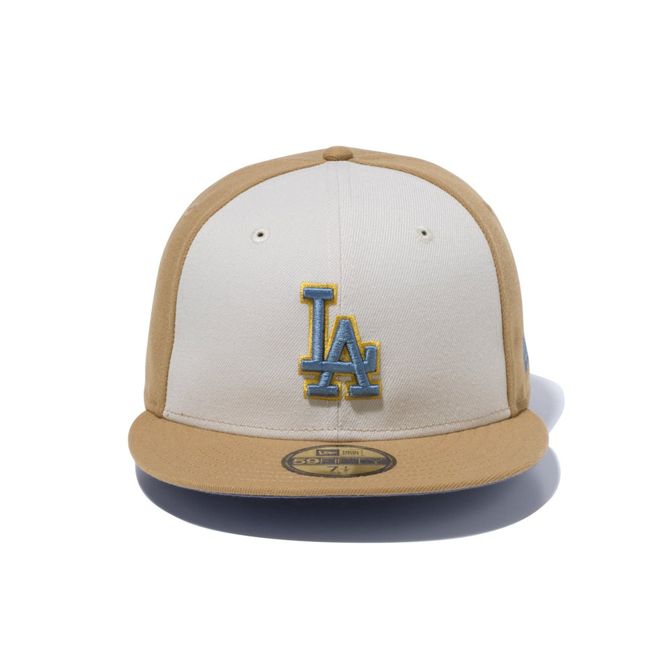 59FIFTY MLB Tri-Color ロサンゼルス・ドジャース カーキ/ストーン - 13751142-700 | NEW ERA ニューエラ公式オンラインストア