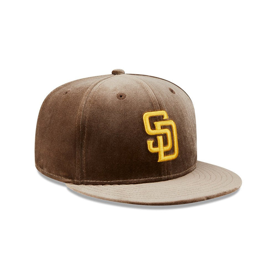 59FIFTY MLB Velvet パドレス ブラウン グリーンアンダー