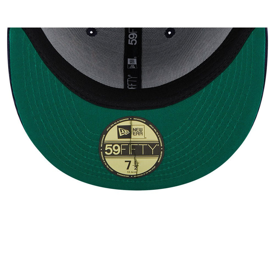 59FIFTY クーパーズタウン MLB Vintage Corduroy サンディエゴ・パドレス ライトネイビー グリーンアンダーバイザー