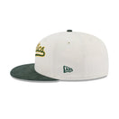 59FIFTY クーパーズタウン MLB Vintage Corduroy オークランド・アスレチックス クロームホワイト グリーンアンダーバイザー - 13512086-700 | NEW ERA ニューエラ公式オンラインストア