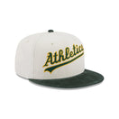 59FIFTY クーパーズタウン MLB Vintage Corduroy オークランド・アスレチックス クロームホワイト グリーンアンダーバイザー - 13512086-700 | NEW ERA ニューエラ公式オンラインストア