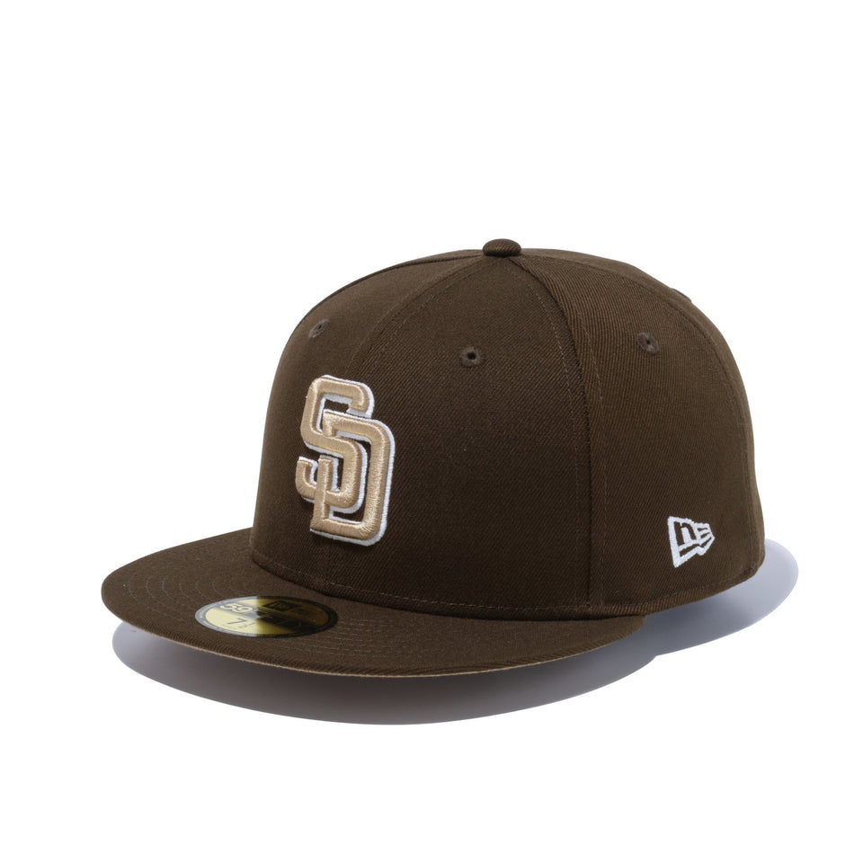 59FIFTY MLB Walnut サンディエゴ・パドレス ウォルナット - 13328520-700 | NEW ERA ニューエラ公式オンラインストア