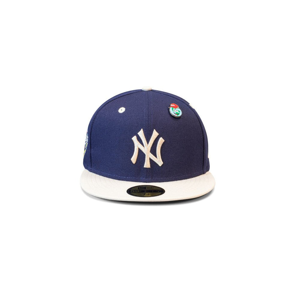 59FIFTY MLB World Series Pins ニューヨーク・ヤンキース ピンズ ネイビー ストーンバイザー