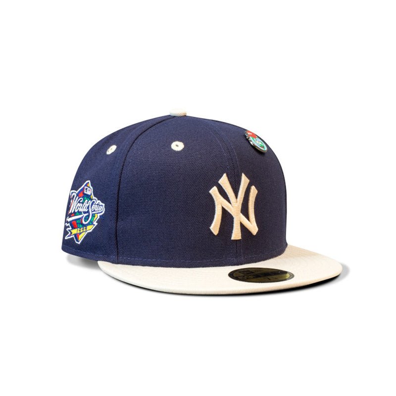 59FIFTY MLB World Series Pins ニューヨーク・ヤンキース ピンズ ネイビー ストーンバイザー