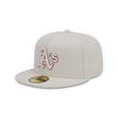 59FIFTY Mother's Day オークランド・アスレチックス ストーン ピンクアンダーバイザー - 13534599-700 | NEW ERA ニューエラ公式オンラインストア