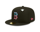 59FIFTY MOUNTAIN PEAK ボストン・レッドソックス ブラック ブルーアンダーバイザー - 13501556-700 | NEW ERA ニューエラ公式オンラインストア