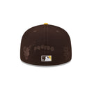 59FIFTY Multi Logo サンディエゴ・パドレス ブラウン グレーアンダーバイザー - 13794978-700 | NEW ERA ニューエラ公式オンラインストア