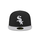 59FIFTY Multi Logo シカゴ・ホワイトソックス ブラック グレーアンダーバイザー - 13794981-700 | NEW ERA ニューエラ公式オンラインストア