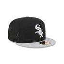 59FIFTY Multi Logo シカゴ・ホワイトソックス ブラック グレーアンダーバイザー - 13794981-700 | NEW ERA ニューエラ公式オンラインストア
