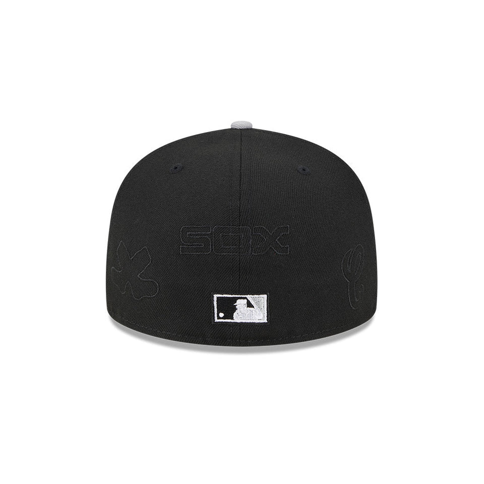 59FIFTY Multi Logo シカゴ・ホワイトソックス ブラック グレーアンダーバイザー - 13794981-700 | NEW ERA ニューエラ公式オンラインストア