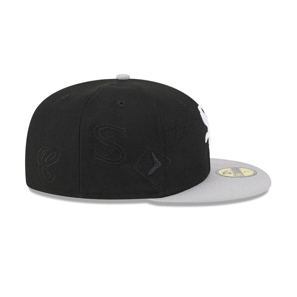 59FIFTY Multi Logo シカゴ・ホワイトソックス ブラック グレー
