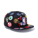 【ストア限定】 59FIFTY NBA ALL LOGOS ブラック【100th Monthly Limited】 - 12590759-700 | NEW ERA ニューエラ公式オンラインストア