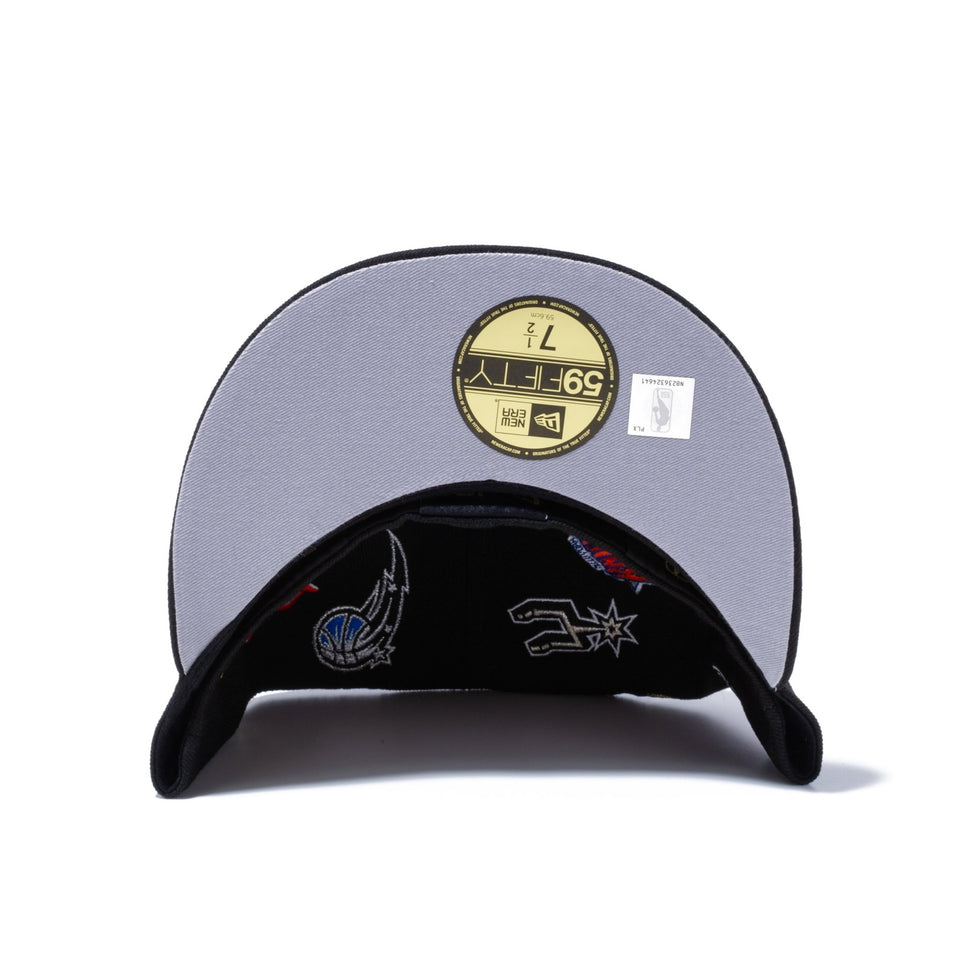 ストア限定】 59FIFTY NBA ALL LOGOS ブラック【100th Monthly