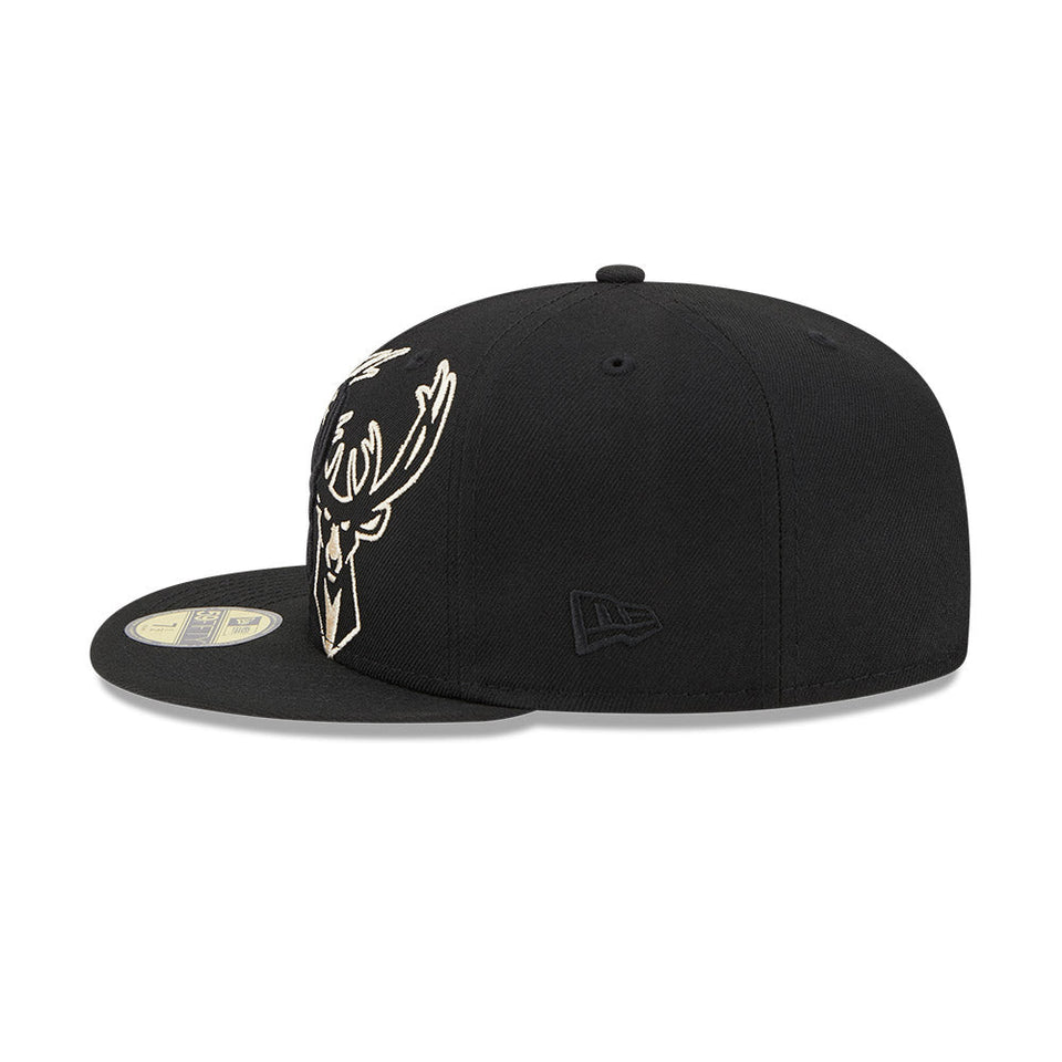 59FIFTY NBA Elements ミルウォーキー・バックス ブラック - 13506399-700 | NEW ERA ニューエラ公式オンラインストア