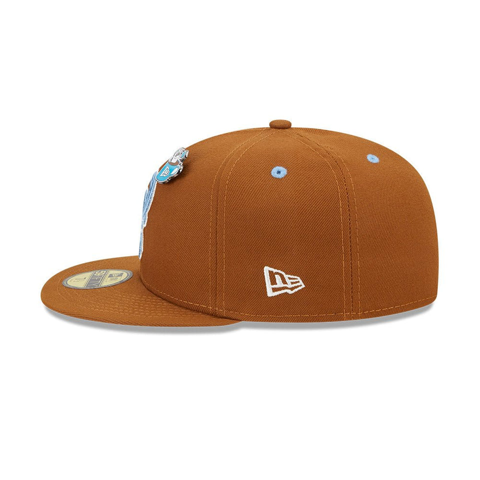 59FIFTY NBA Hot Cocoa ミルウォーキー・バックス ブラウン ブルーアンダーバイザー - 13506414-700 | NEW ERA ニューエラ公式オンラインストア