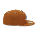 59FIFTY NBA Hot Cocoa ロサンゼルス・レイカーズ ブラウン ブルーアンダーバイザー - 13506416-700 | NEW ERA ニューエラ公式オンラインストア