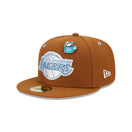 59FIFTY NBA Hot Cocoa ロサンゼルス・レイカーズ ブラウン ブルーアンダーバイザー - 13506416-700 | NEW ERA ニューエラ公式オンラインストア