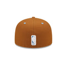 59FIFTY NBA Hot Cocoa ロサンゼルス・レイカーズ ブラウン ブルーアンダーバイザー - 13506416-700 | NEW ERA ニューエラ公式オンラインストア