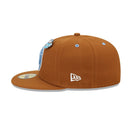 59FIFTY NBA Hot Cocoa ブルックリン・ネッツ ブラウン ブルーアンダーバイザー - 13506419-700 | NEW ERA ニューエラ公式オンラインストア