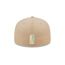 59FIFTY NBA Team Neon ミルウォーキー・バックス ベージュ グリーンアンダーバイザー - 13512109-700 | NEW ERA ニューエラ公式オンラインストア